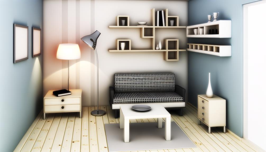 affordable living room decor