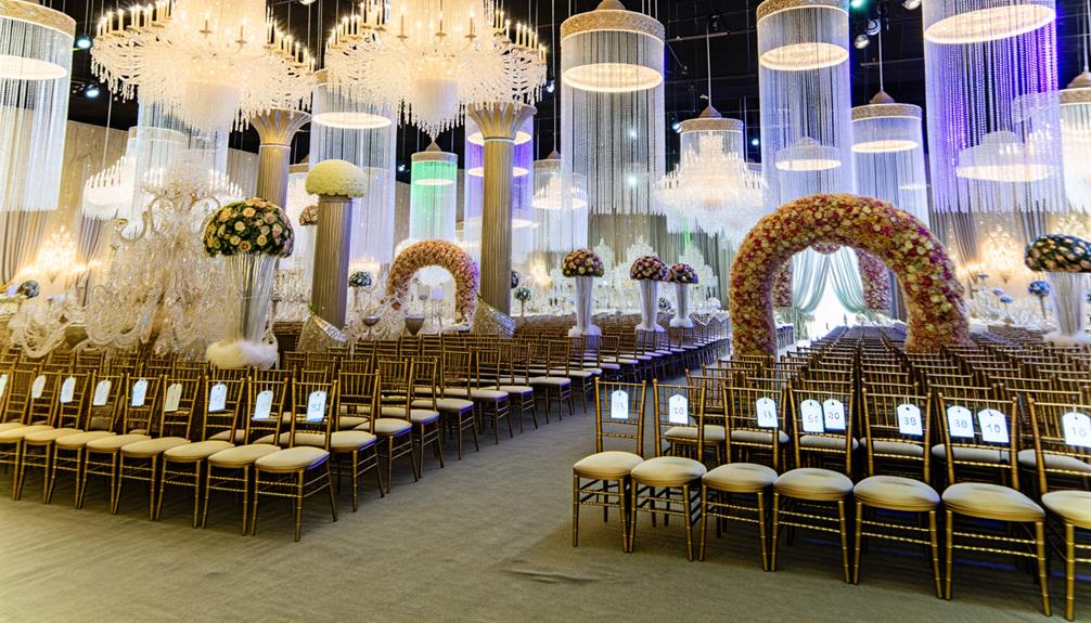 wedding decor cost breakdown