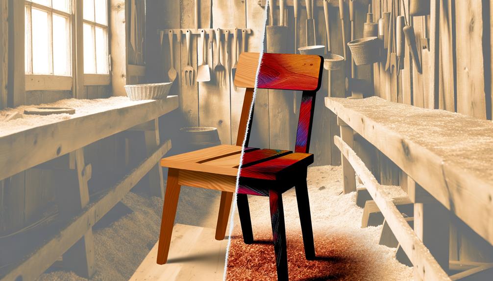 choosing between staining and painting