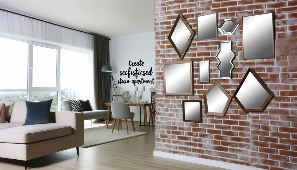 decorative mirrors add elegance