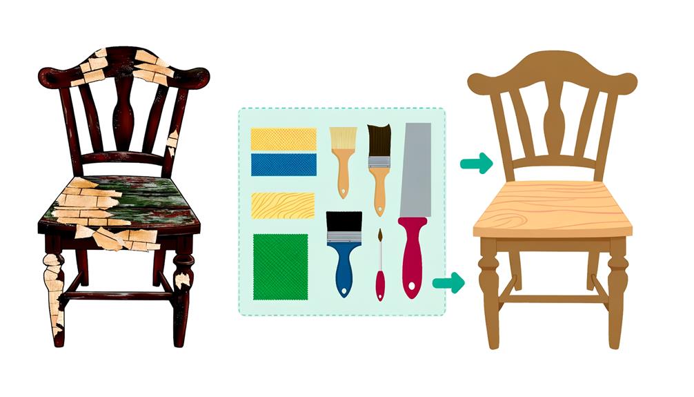 distressed furniture adds character