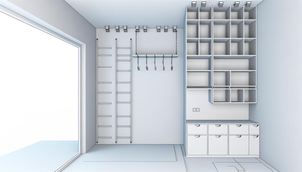 optimizing vertical storage space