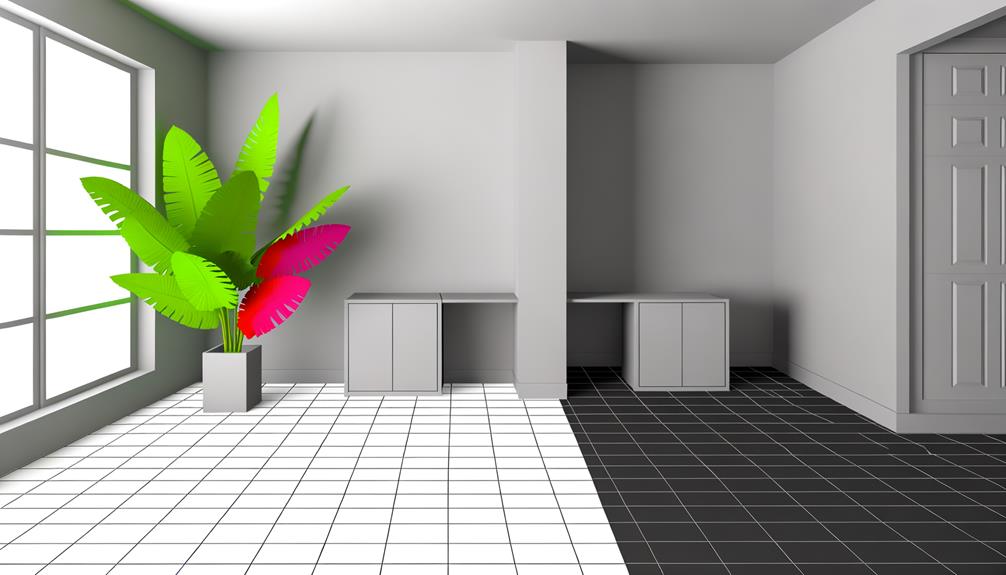 simplistic and modern furnishings