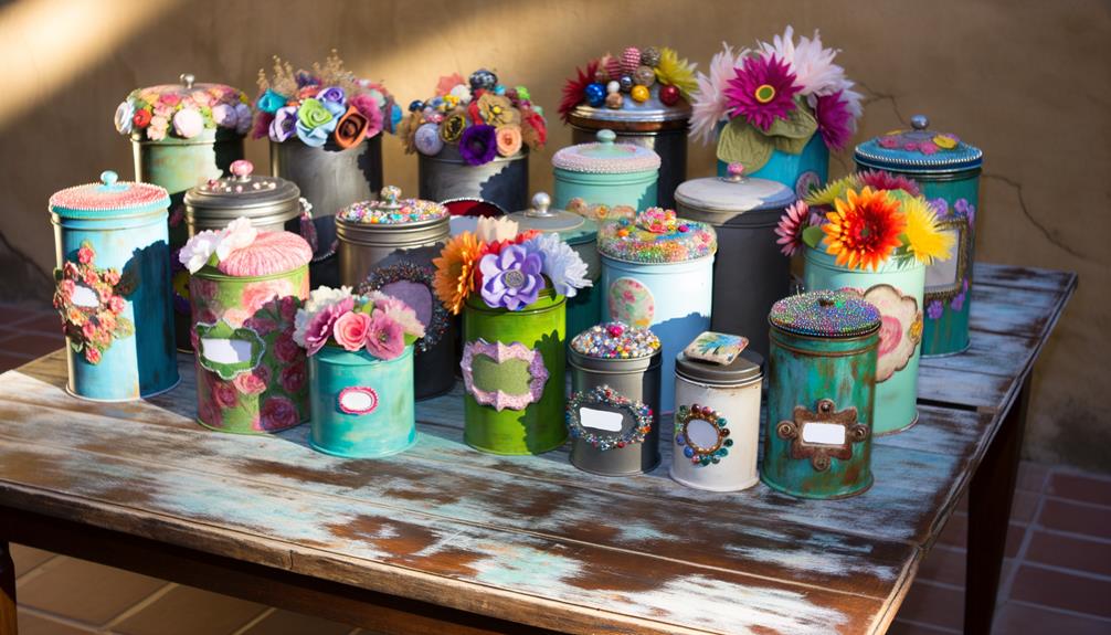 upcycled kitchen storage containers