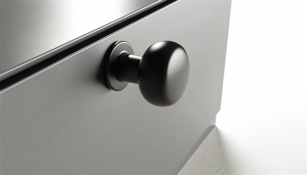 stylish matte black finish
